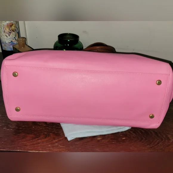 Super rare Y2k huge Juicy Couture pink burgundy bag - Picture 14 of 16